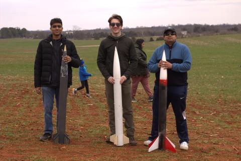 Ravi, John, Keith (Left to Right)